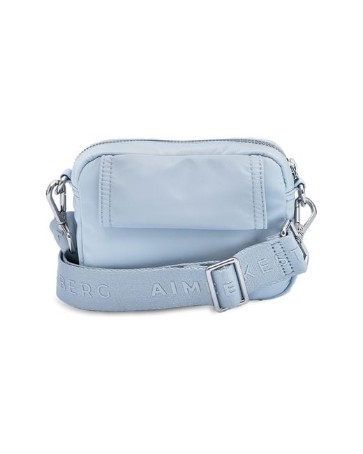 Aimee Kestenberg Blue Nylon Camera Crossbody Bag