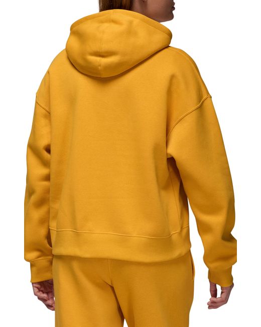 Nike Yellow Brooklyn Oversize Fleece Hoodie