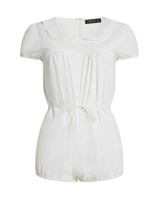 Lioness White Riptide Romper