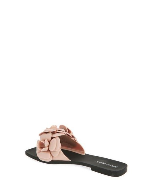 Jeffrey Campbell White Floralee Slide Sandal