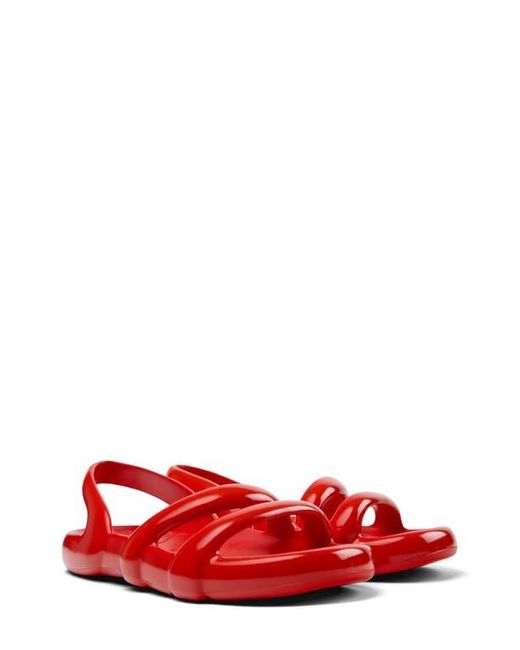 Camper Red Kobarah Flat Slingback Sandal for men