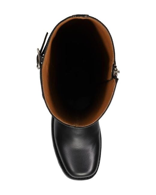 Frye Black Campus Knee High Riding Boot