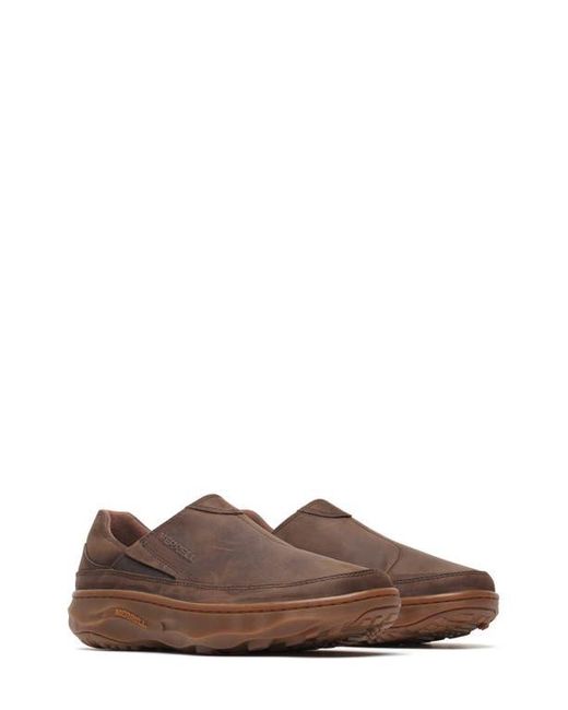 Merrell Brown Silvo Moc Slip-On for men
