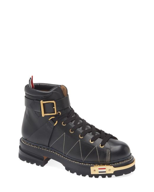 Thom Browne Black Hiking Boot for men