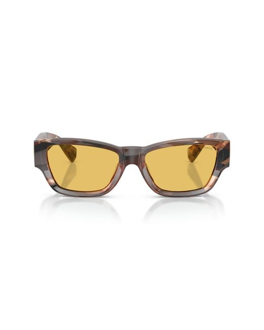 Tiffany & Co Natural 54Mm Rectangular Sunglasses