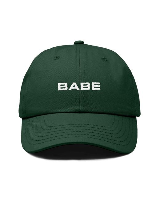 Alix Green Babe Embroidered Cap