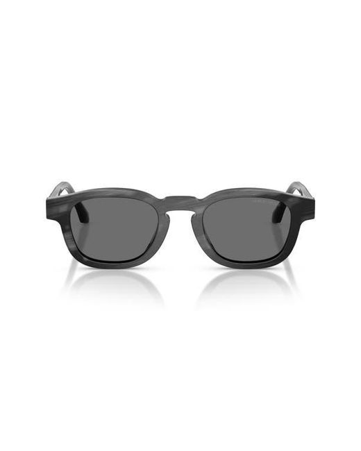 Armani Multicolor 48Mm Rectangle Sunglasses