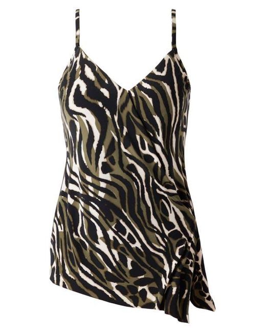 Magicsuitr Black Safari Sands Alex Tankini Top