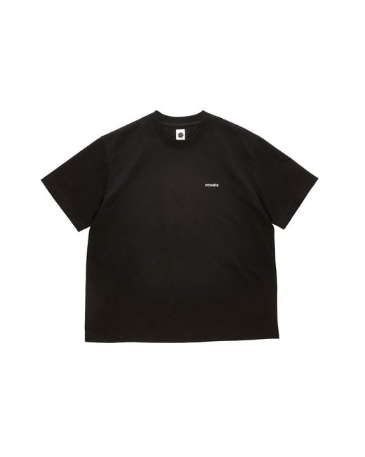 vowels Black Classic Tee for men