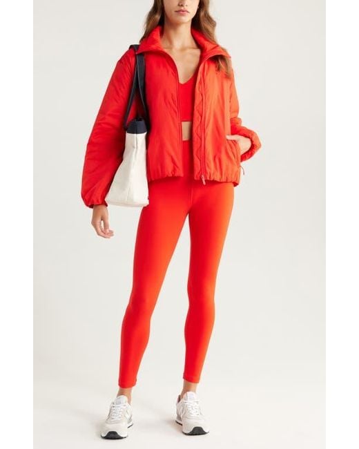 Zella Red Elevate Insulated Jacket