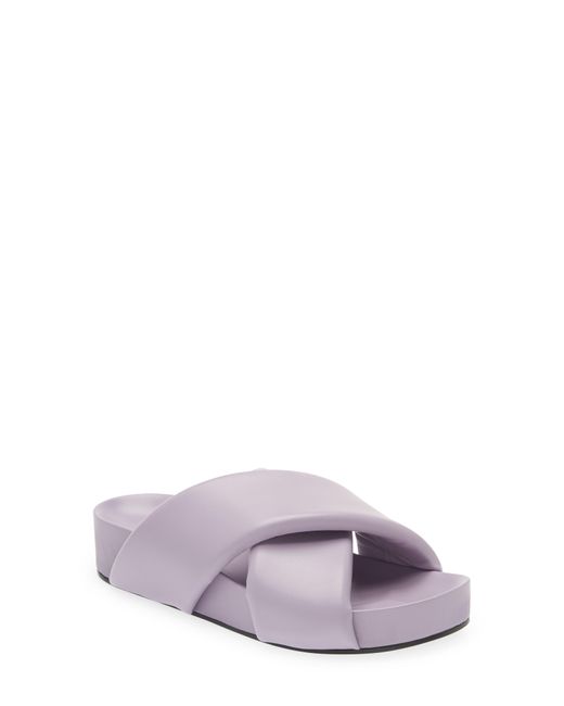 Jil Sander Puffy Platform Slide Sandal in Pink | Lyst