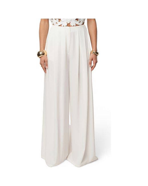 JLUXLABEL White Summer Ease Pants