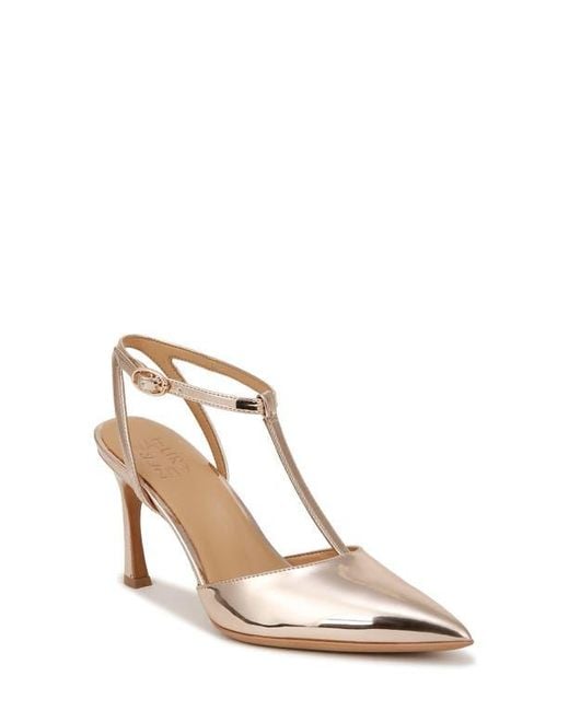 Naturalizer Natural Astrid T-Strap Pointed Toe Pump