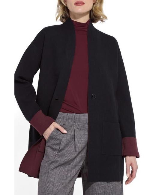 Lyssé Black Nicolette Double Knit Cardigan