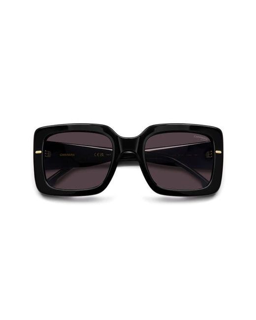 Carrera Black 53Mm Rectangular Sunglasses