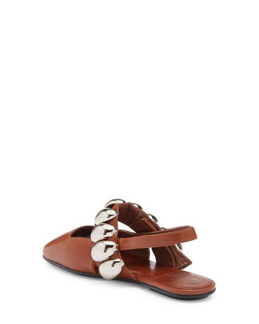 Jeffrey Campbell Brown Manon Slingback Flat