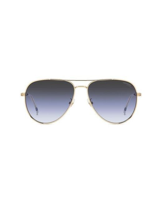 Carrera Blue 60Mm Gradient Pilot Sunglasses