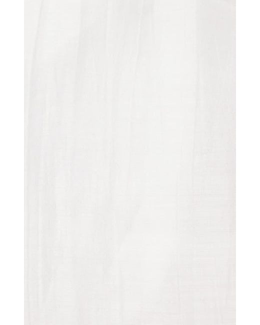 AllSaints White Tysh Drawstring Shorts