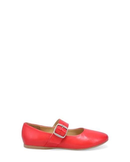Miz Mooz Red Kaity Mary Jane Flat
