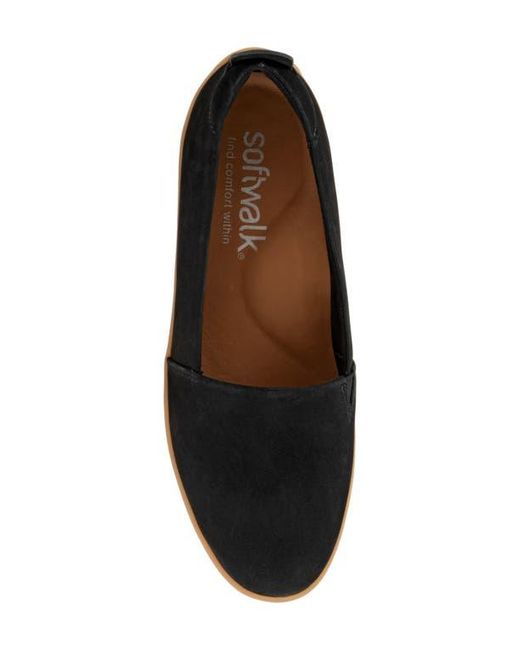 Softwalk® Black Deva Flat