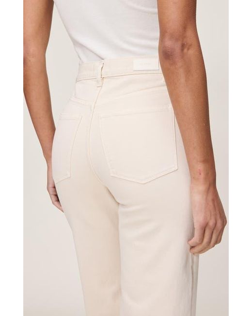 DL1961 Pink Karmine High Waist Ankle Wide Leg Jeans