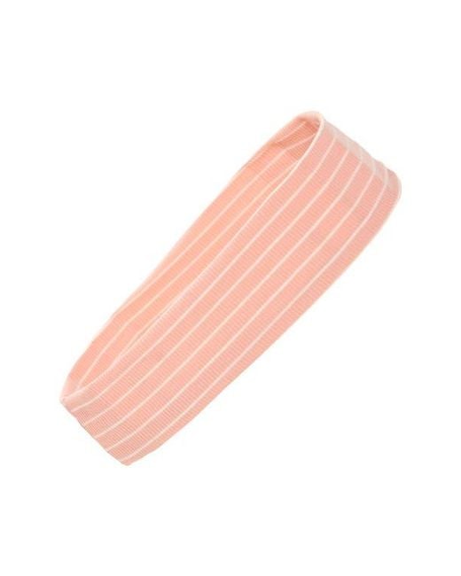 Tasha Pink Stripe Rib Head Wrap