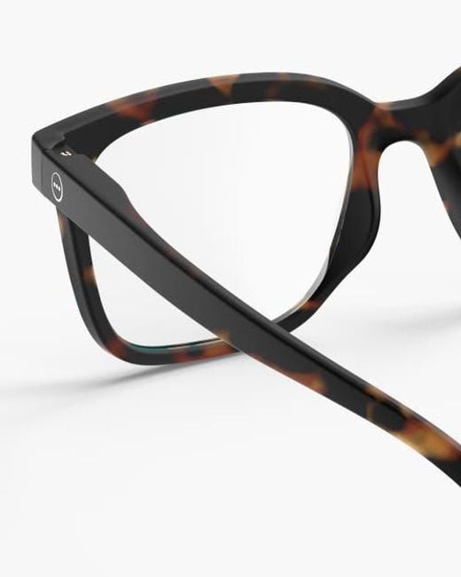 Izipizi Black #L 54Mm Rectangular Reading Glasses