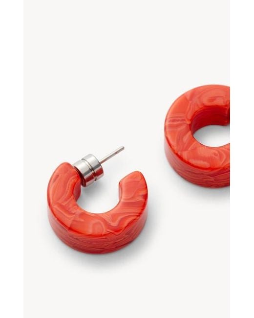 Machete Red Muse Hoops