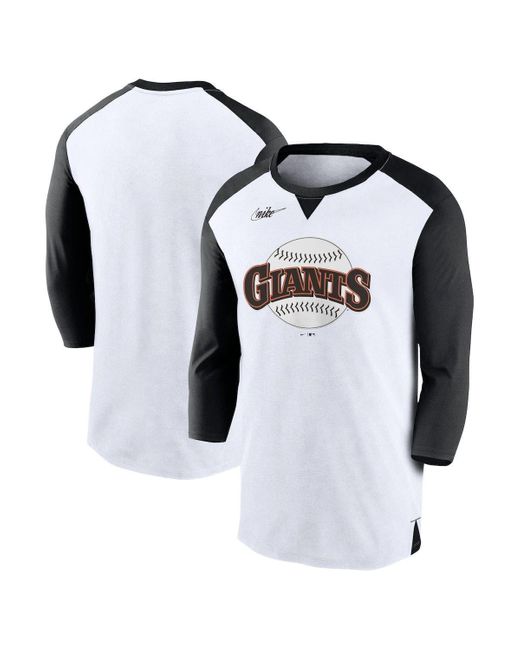 Nike /black San Francisco Giants Rewind 3/4-sleeve T-shirt At Nordstrom in  Blue for Men