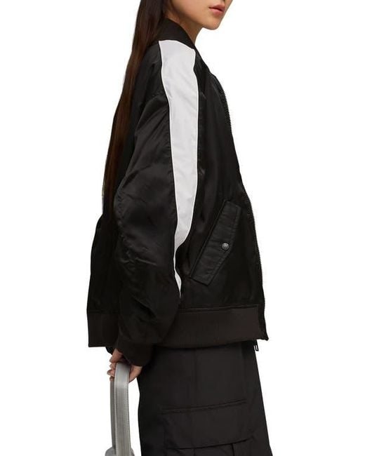 PUMA Black T7 Bomber Jacket for men