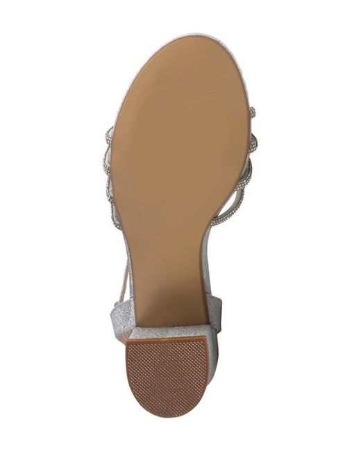 Touch Ups White Libra Ankle Strap Sandal