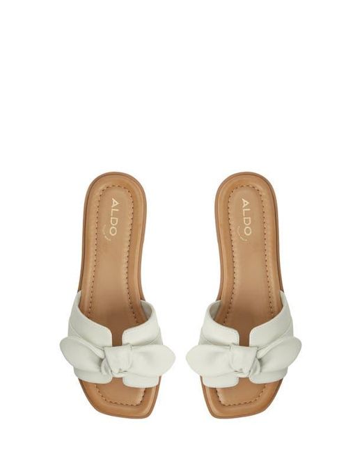 ALDO White Lavinia Slide Sandal