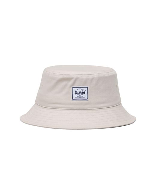 Herschel Supply Co. White Twill Bucket Hat for men