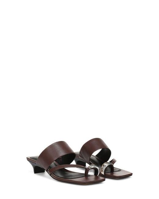 Vince White Stacy Toe Loop Sandal