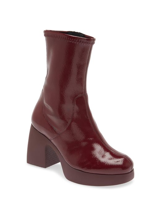 Wonders Purple Platform Bootie