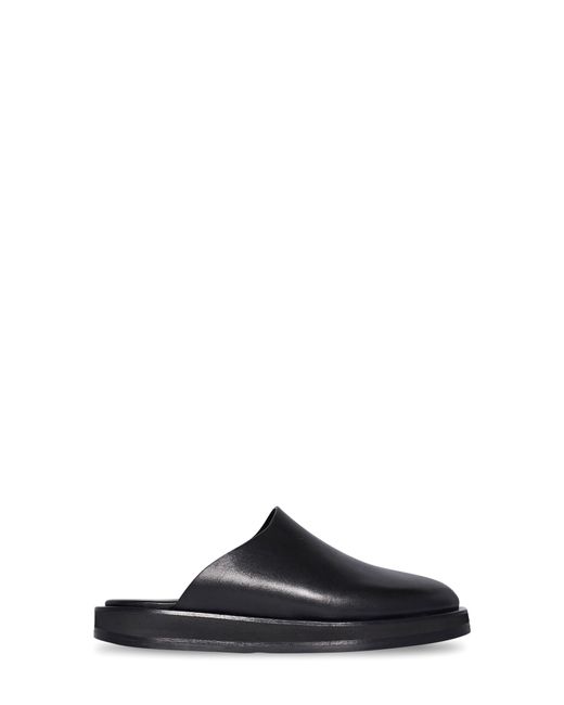 the row sabot smooth calfskin mules