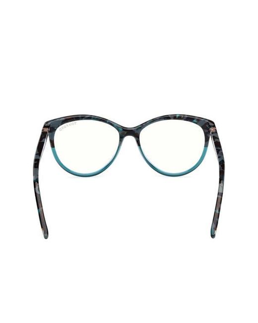 Tom Ford Brown 55Mm Round Light Blocking Glasses