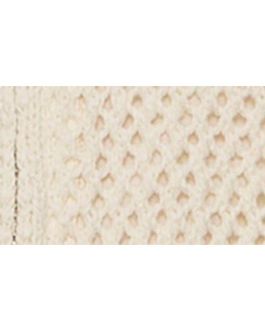 Sanctuary Natural Open Stitch Track Jacket