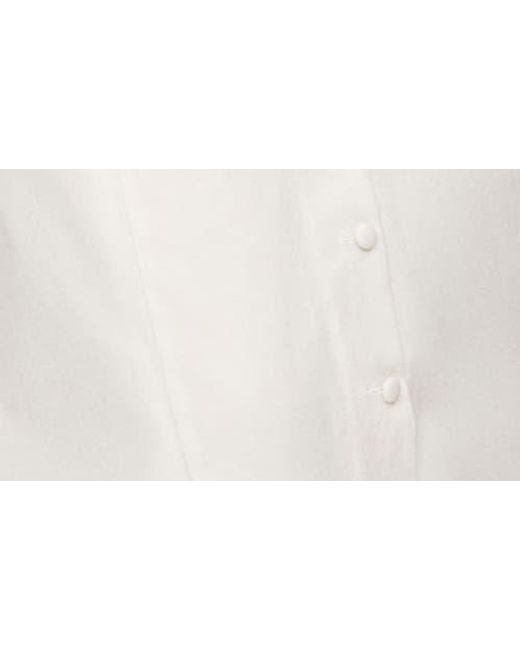 Reformation Alida Organic Cotton Button-Up Midi Dress in Natural | Lyst Reformation Alida Organic Cotton Button-Up Midi Dress in Natural | Lyst