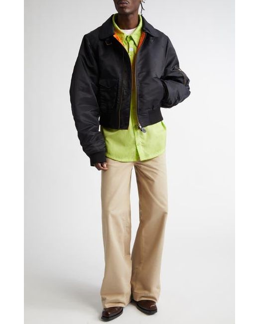 Martine Rose Multicolor Shrunken Bomber Jacket for men