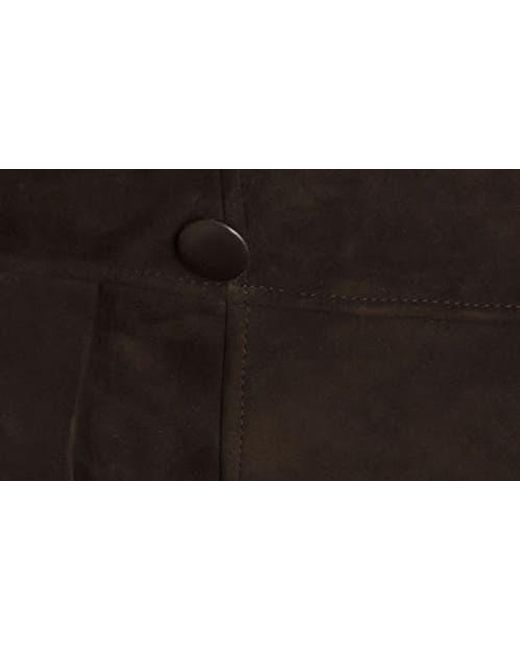 Reformation Black Veda Luca Shearling Jacket