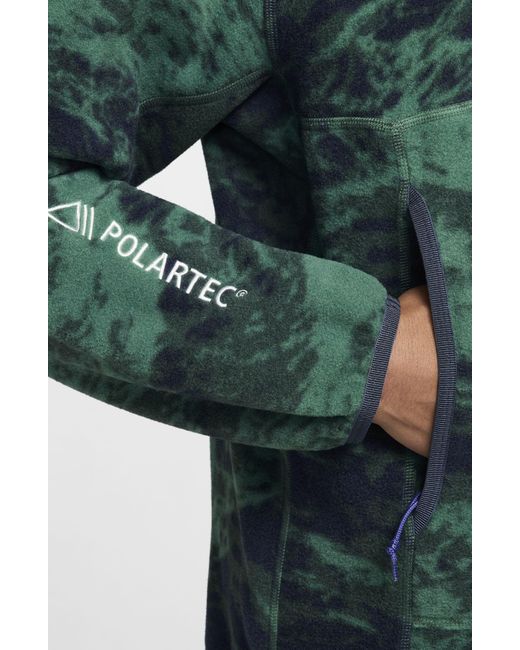 Nike Green Acg Wolf Tree Polartec Fleece Hoodie for men