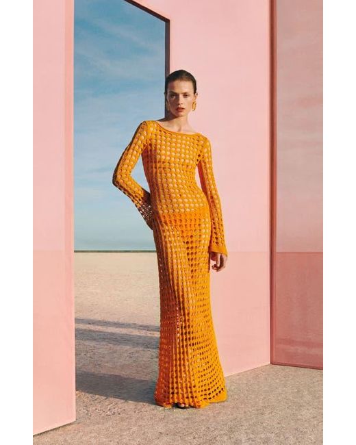 Mango long sleeve maxi dress hotsell