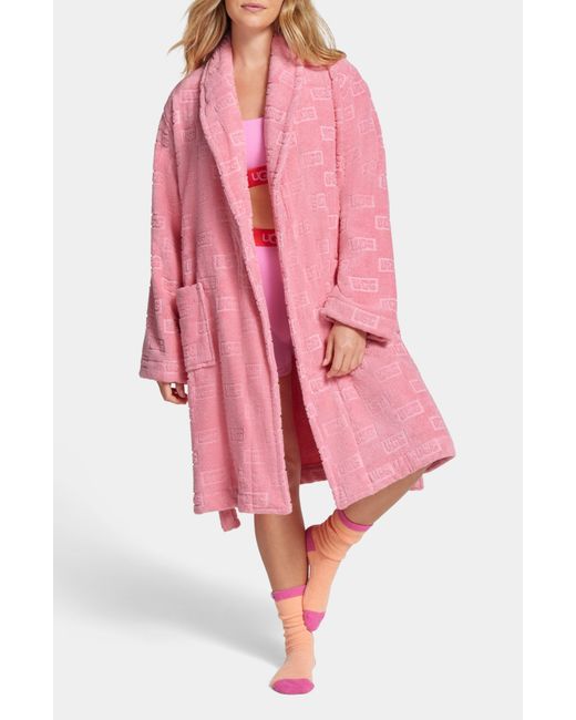 Ugg Pink ugg(r) Lenore Terry Cloth Robe