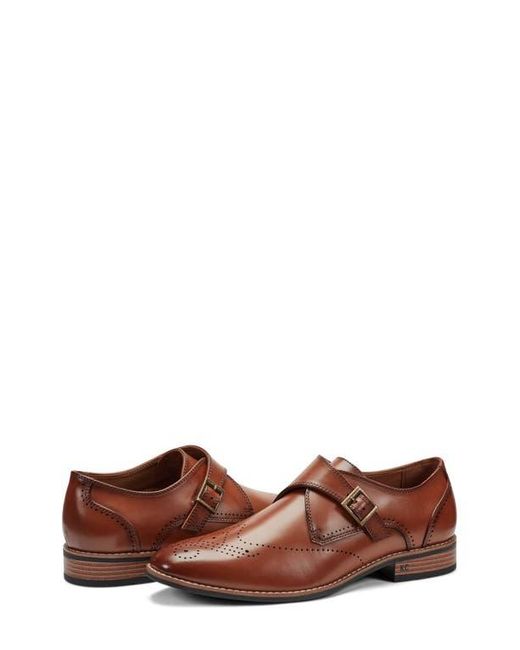 Kenneth Cole Brown Cheer One Buckle Monk Shoe for men