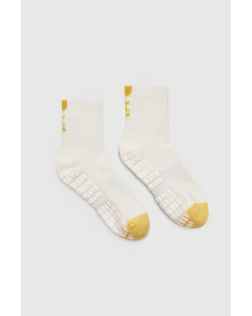 Fraise Multicolor Dipped Crew Grip Socks