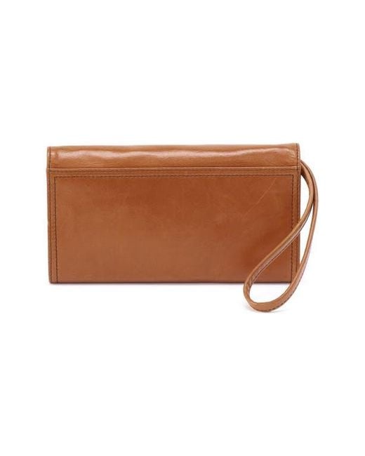 Hobo International Brown Romy Leather Wallet Crossbody