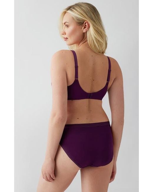Wacoal Purple Elevated Allure Wireless Bra