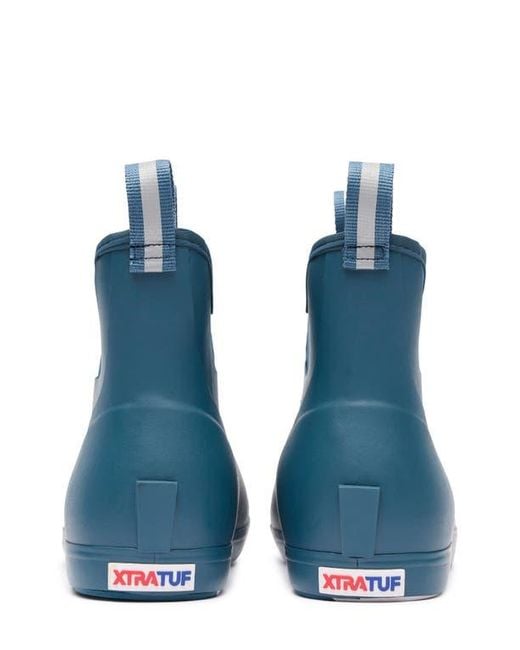 XtraTuf Blue 6-Inch Ankle Deck Boot for men