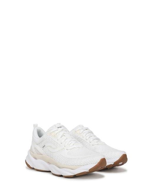 Ryka White Rezorb Max Walking Sneaker